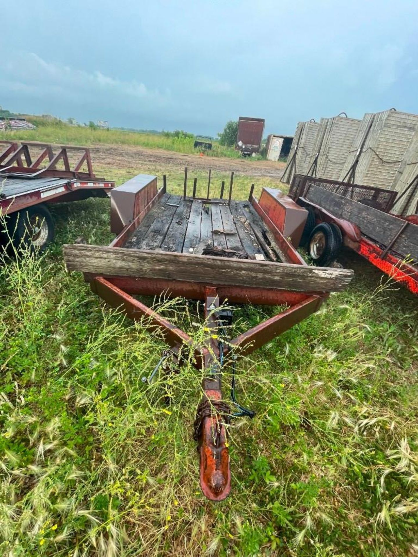 (1) 75" x 12' Trailer, NO TITLE. Located in Lake Crystal, MN.