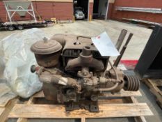 (1) Wisconsin Heavy Duty Air-Cooled Engine, Model THD, Serial #2904618F with Clutch and Starter. Loc