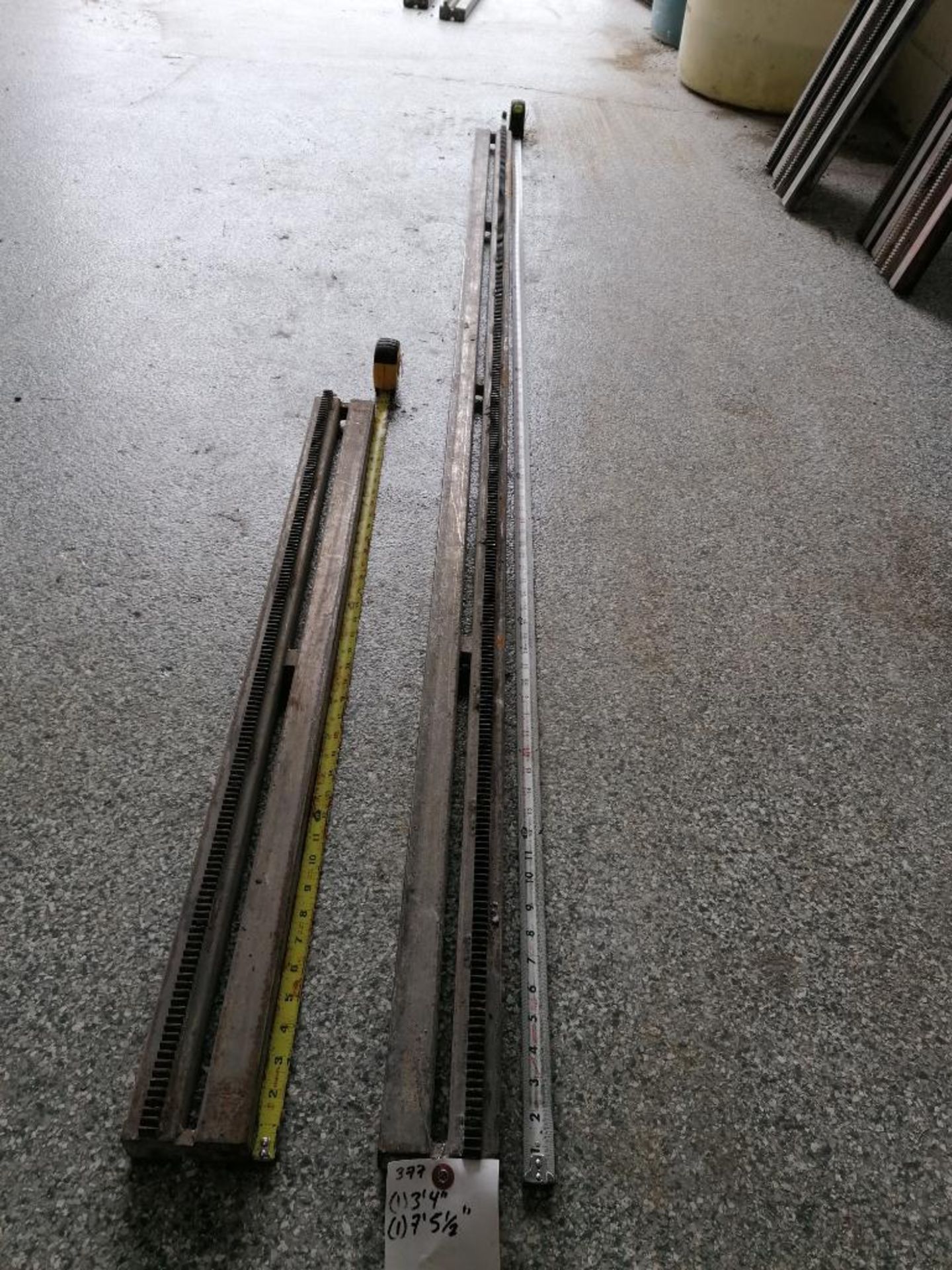 (1) 7' 5 1/2" & (1) 3' 4" Husqvarna Wall Saw Rails. Located in Wheeling, IL. - Image 5 of 6