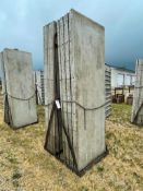 (14) 3' x 9' Wall-Ties Smooth Aluminum Concrete Forms 6-12 Hole Pattern, Basket is included. Located