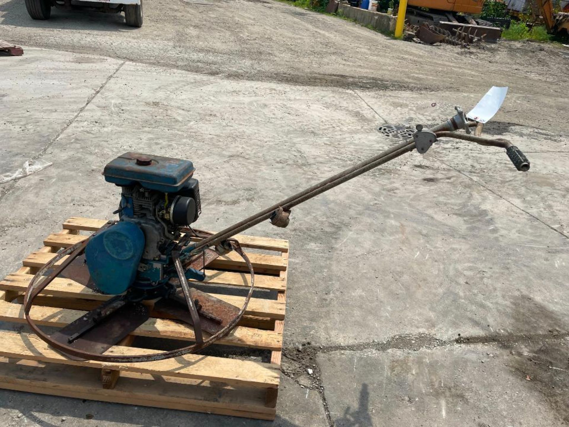 (1) 36" Bartell Power Trowel with Wisconsin Robin Engine Model EY18-3W. Located in Glen Ellyn, IL.