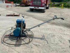 (1) 36" Bartell Power Trowel with Wisconsin Robin Engine Model EY-27W. Located in Glen Ellyn, IL.