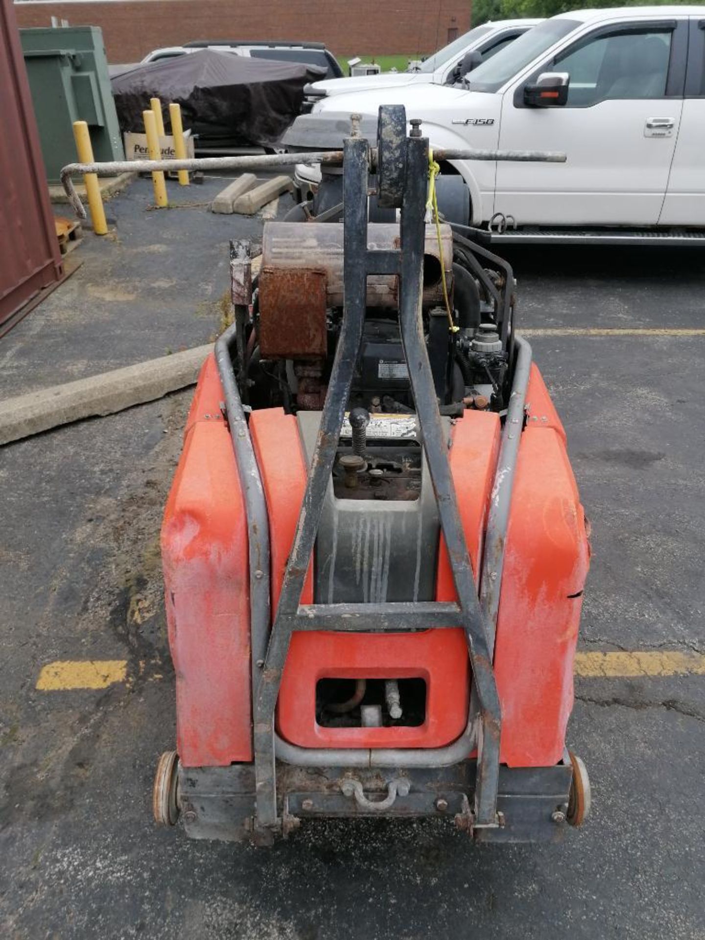 (1) 2011 Husqvarna FS6600D Self-Propelled Walk-Behind Concrete Saw, 1284 Hours, Serial #92805001. Lo - Image 5 of 13