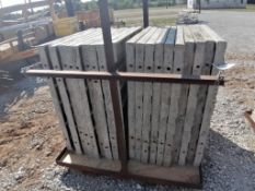 (20) 3' x 40" TUF-N-LITE Textured Brick Aluminum Concrete Forms 6-12 Hole Pattern, Basket is Include