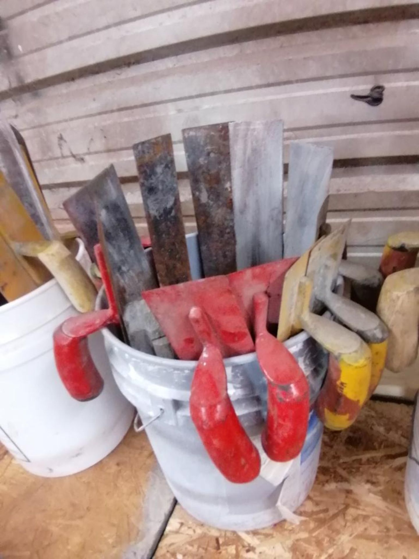 (4) Buckets with Concrete Finishing Tools. Located in Terre Haute, IN. - Image 5 of 11