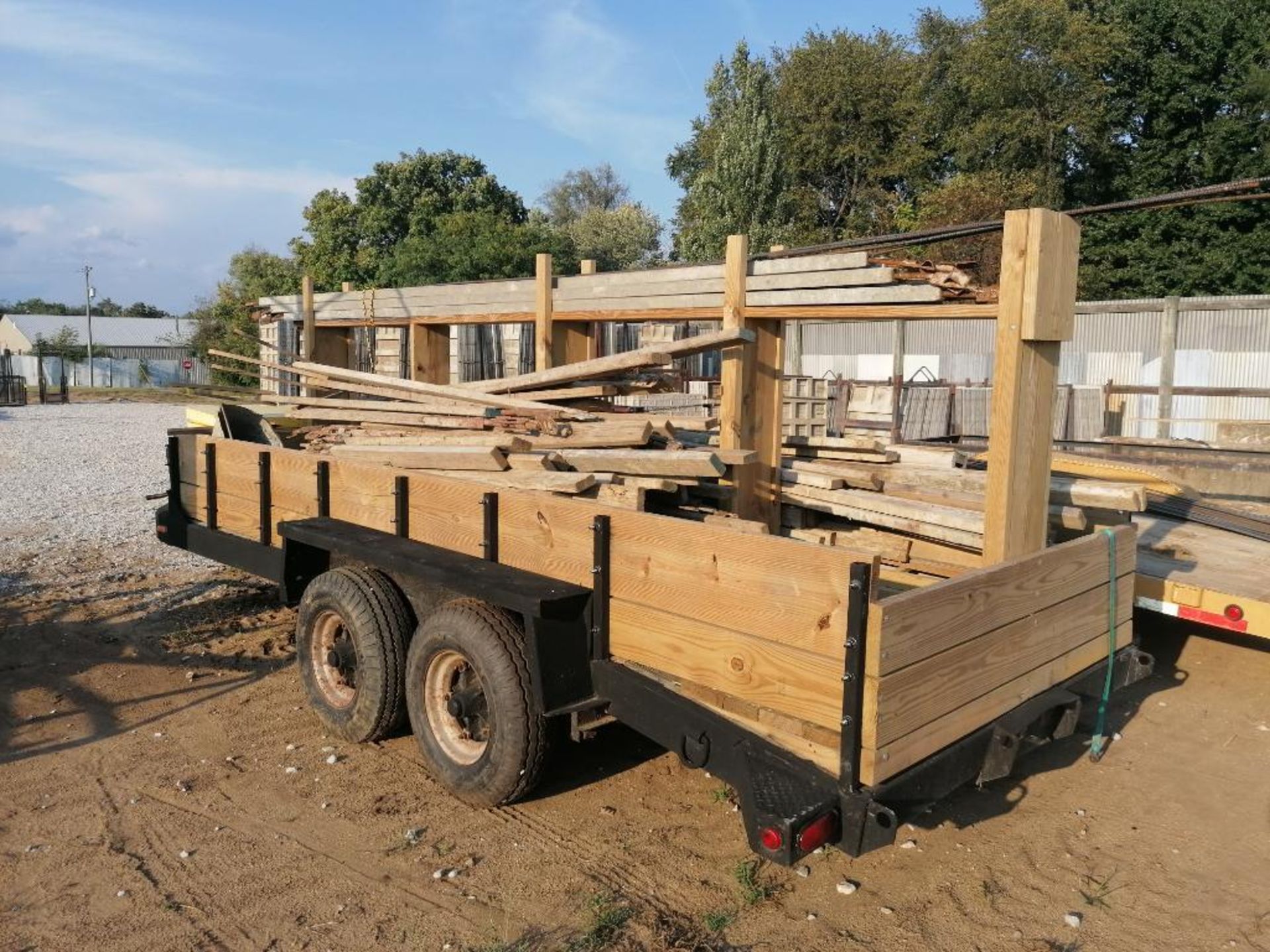 (1) 7' x 18' Trailer with Toolbox & Contents, TITLE IN TRANSIT. Located in Terre Haute, IN. - Image 4 of 13