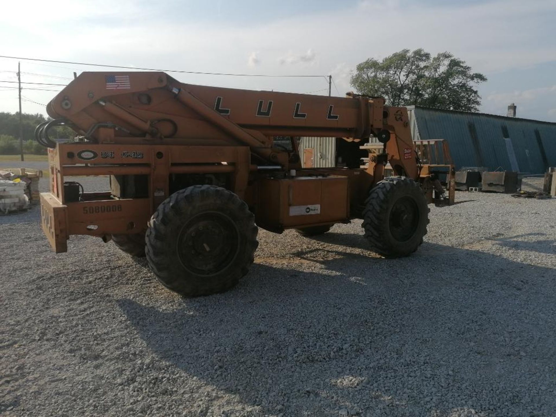 (1) 1995 LULL 844C-42 Telehandler, 3965 Hours, Diesel Engine. Located in Terre Haute, IN. - Image 8 of 29