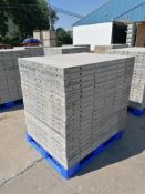 (20) 3' x 4' Wall-Ties Smooth Aluminum Concrete Forms 8" Hole Pattern. Located in Mt. Pleasant, IA.