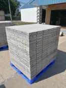 (20) 3' x 4' Wall-Ties Smooth Aluminum Concrete Forms 8" Hole Pattern. Located in Mt. Pleasant, IA.