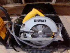 (1) DEWALT DW368 Circular Saw. Located in Terre Haute, IN.