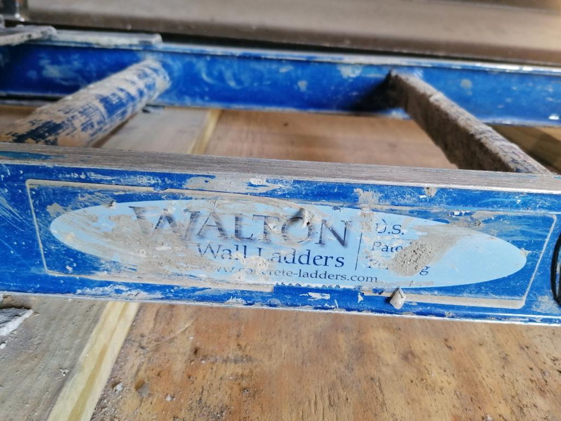 (1) 8' & (1) 3' WALTON Wall Ladders. Located in Terre Haute, IN. - Image 2 of 3