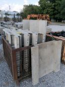 (8) 3' x 4' Pilaster & (4) 12" x 12" x 4' WRAPS TUF-N-LITE Textured Brick Aluminum Concrete Forms.