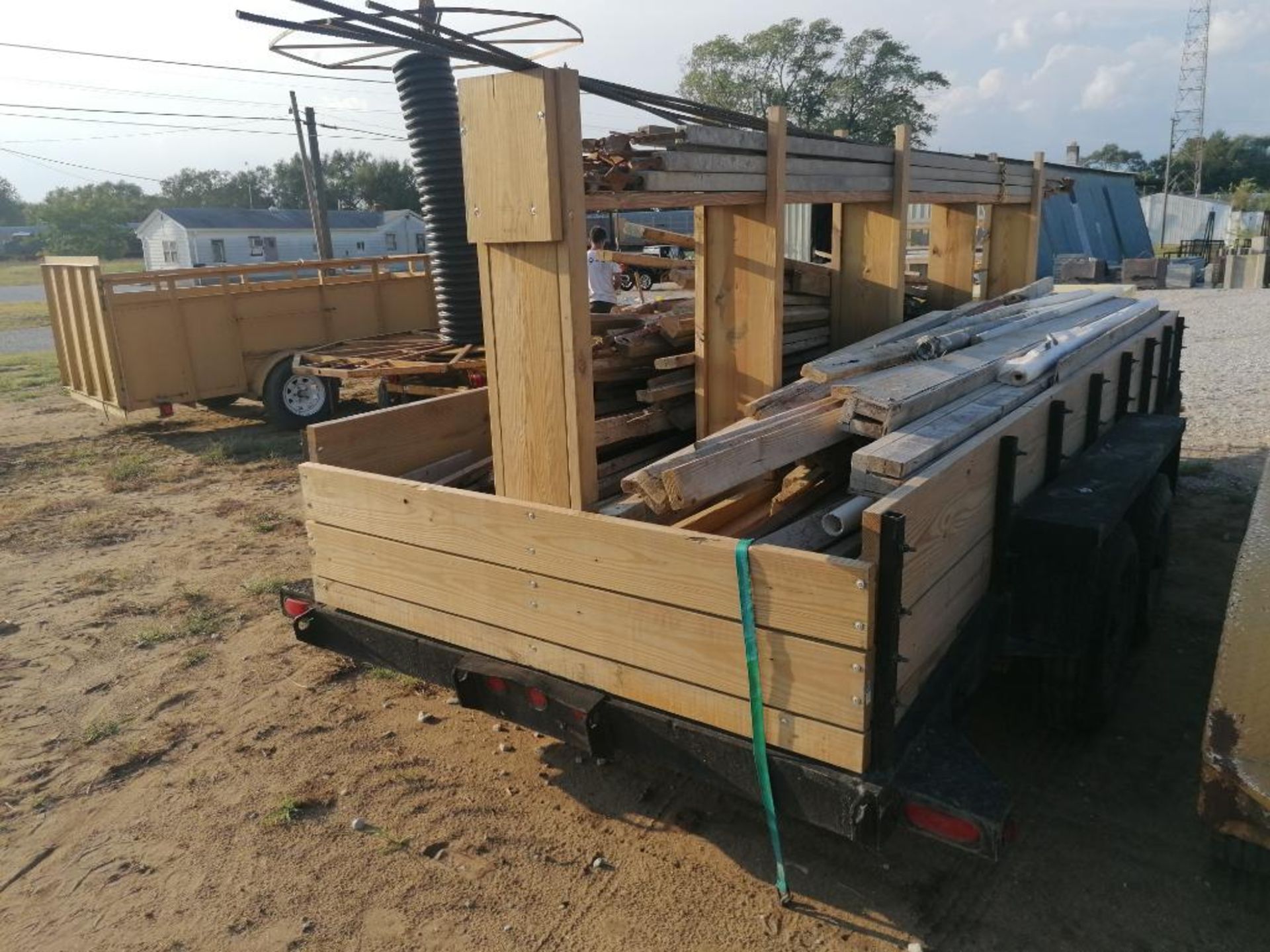 (1) 7' x 18' Trailer with Toolbox & Contents, TITLE IN TRANSIT. Located in Terre Haute, IN. - Image 7 of 13