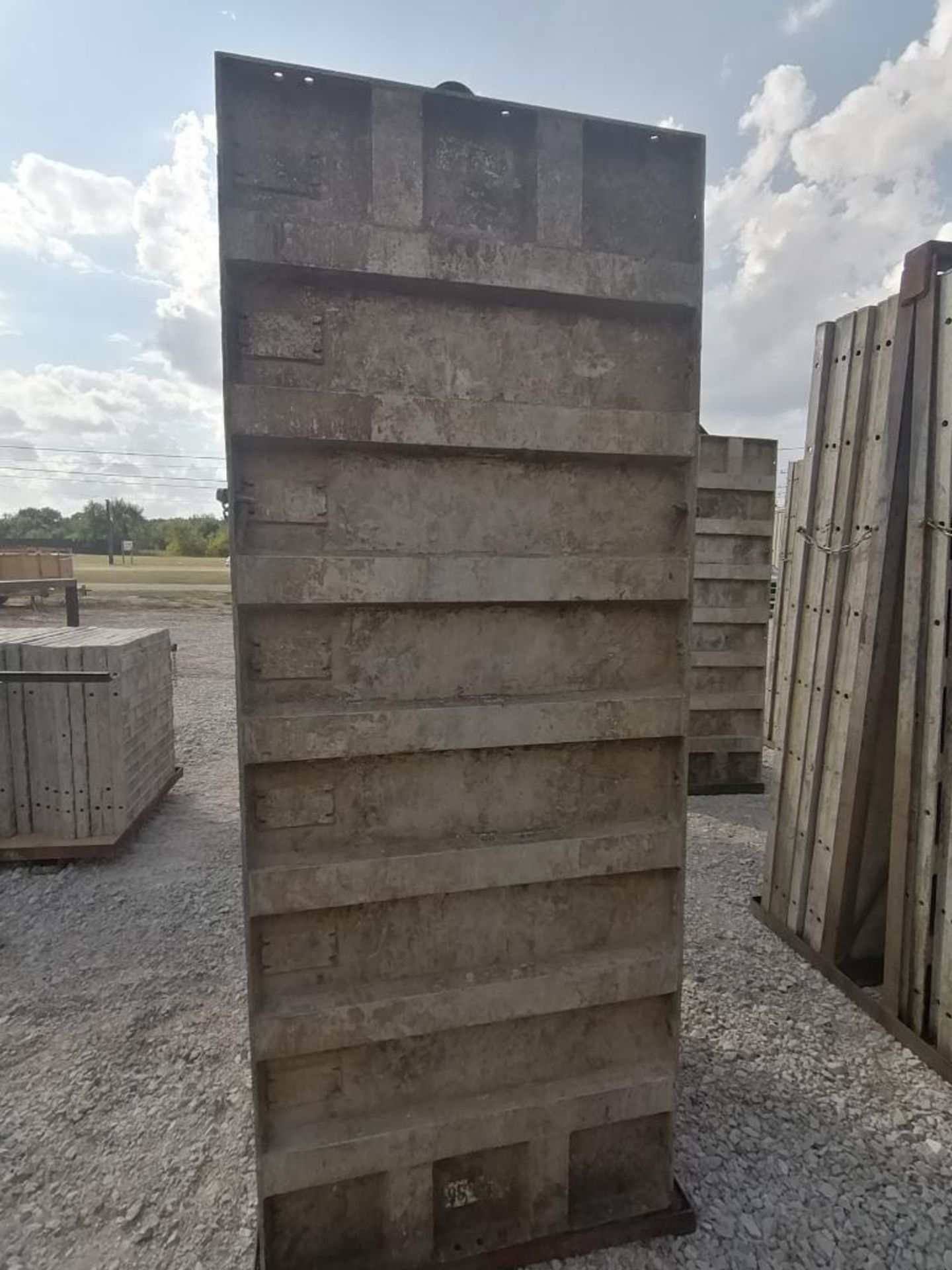 (16) 3' x 8' TUF-N-LITE Smooth Aluminum Concrete Forms 6-12 Hole Pattern, Basket is Included. Locate - Image 5 of 6