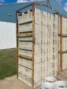 (23) 3' x 8' Symons Smooth Brick Aluminum Concrete Forms 6-12 Hole Pattern. Located in Mt. Pleasant,