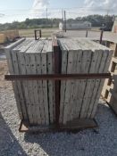 (20) 3' x 4' TUF-N-LITE Textured Brick Aluminum Concrete Forms 6-12 Hole Pattern, Basket is Included