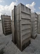 (16) 3' x 8' TUF-N-LITE Smooth Aluminum Concrete Forms 6-12 Hole Pattern, Basket is Included. Locate