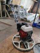 (1) TEREX Bartell B424 Concrete Edger Trowel, Serial #75806 with Honda 4.0 GX120 Engine. Located in