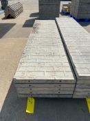 (5) 24" x 8' Symons Smooth Brick Aluminum Concrete Forms 6-12 Hole Pattern. Located in Mt. Pleasant,