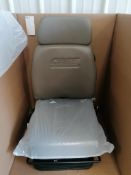 (1) Case Dozer Seat Air Ride Air Suspension Sears Manufacturing, Serial #024061703305. Located in Mt