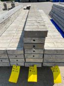 (7) 7" x 8' Symons Smooth Brick Aluminum Concrete Forms 6-12 Hole Pattern. Located in Mt. Pleasant,