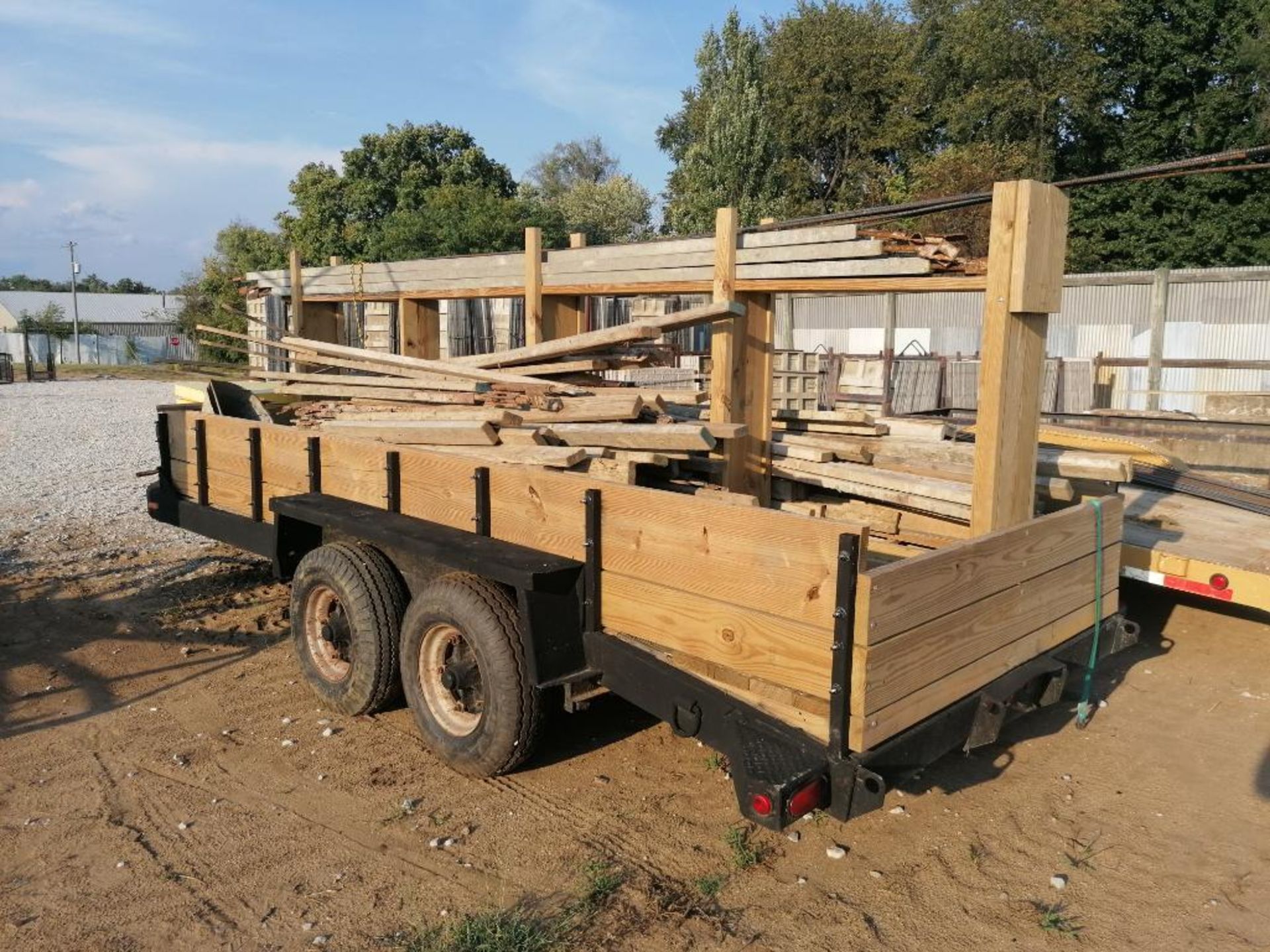 (1) 7' x 18' Trailer with Toolbox & Contents, TITLE IN TRANSIT. Located in Terre Haute, IN. - Image 5 of 13