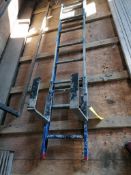 (1) 8' & (1) 3' WALTON Wall Ladders. Located in Terre Haute, IN.