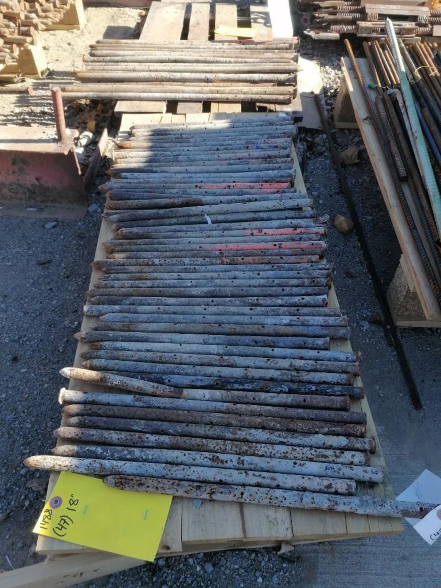 Lot of (47) 18" Steel Form Stakes. Located in Hazelwood, MO. - Image 2 of 2