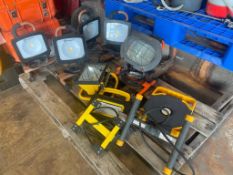 Pallet of Miscellaneous Work Lights. Located in Hazelwood, MO