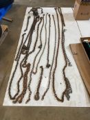 Miscellaneous Chains, Pulley, & Hooks. Located in Hazelwood, MO