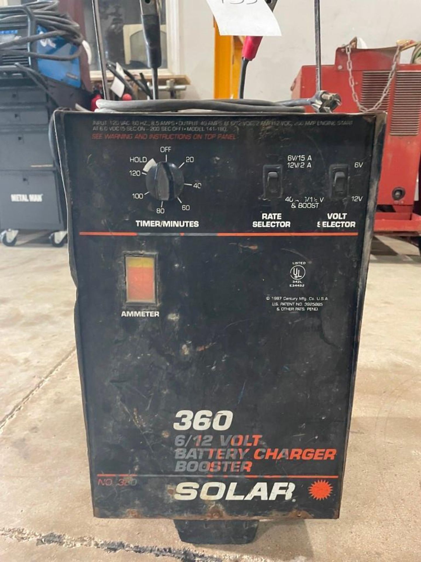 (1) SOLAR 360 6/12 Volt Battery Charger Booster. Located in Hazelwood, MO. - Image 2 of 6