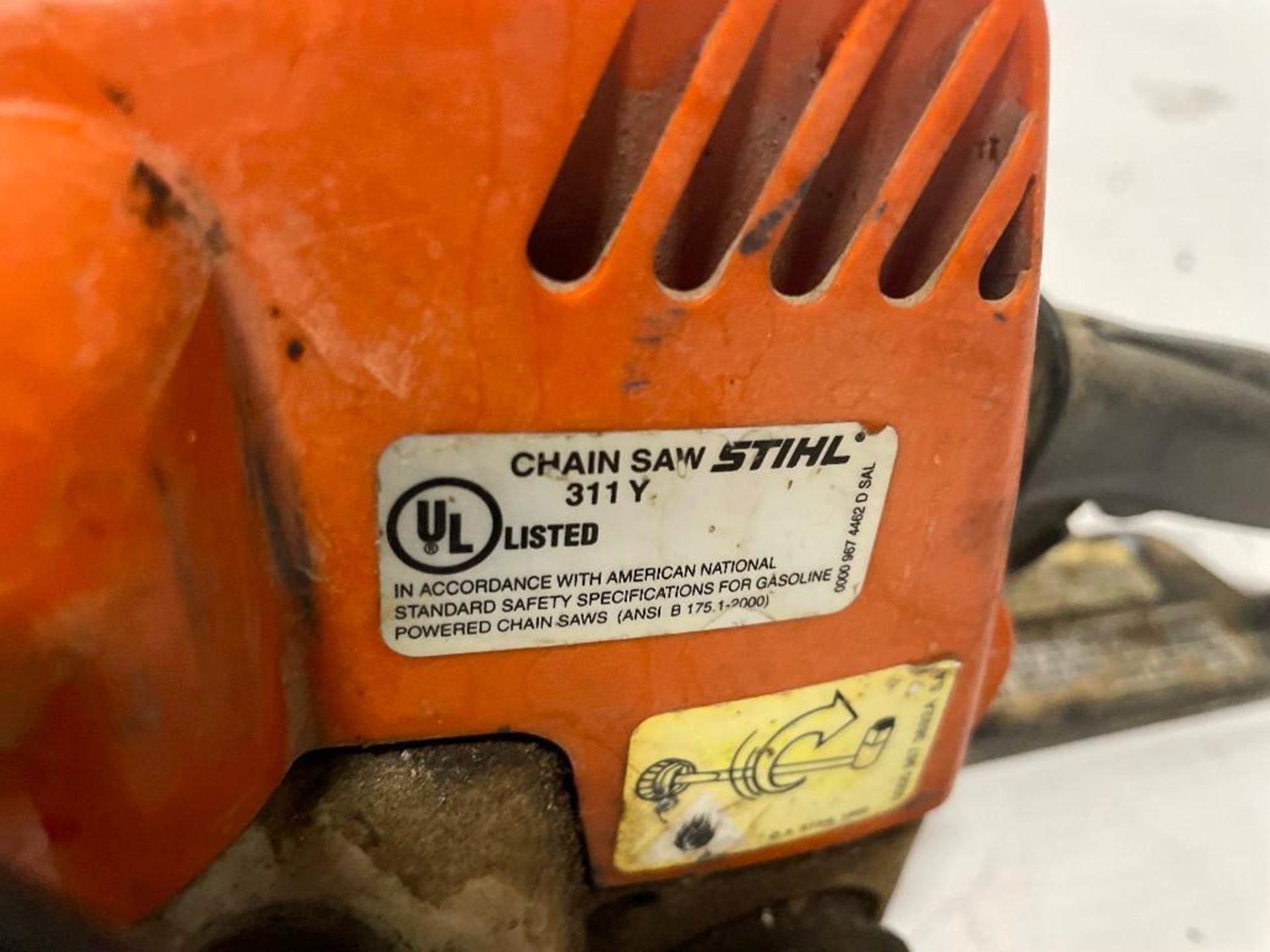 Stihl 311Y Chain Saw with Bar Case. Located in Hazelwood, MO - Image 4 of 4