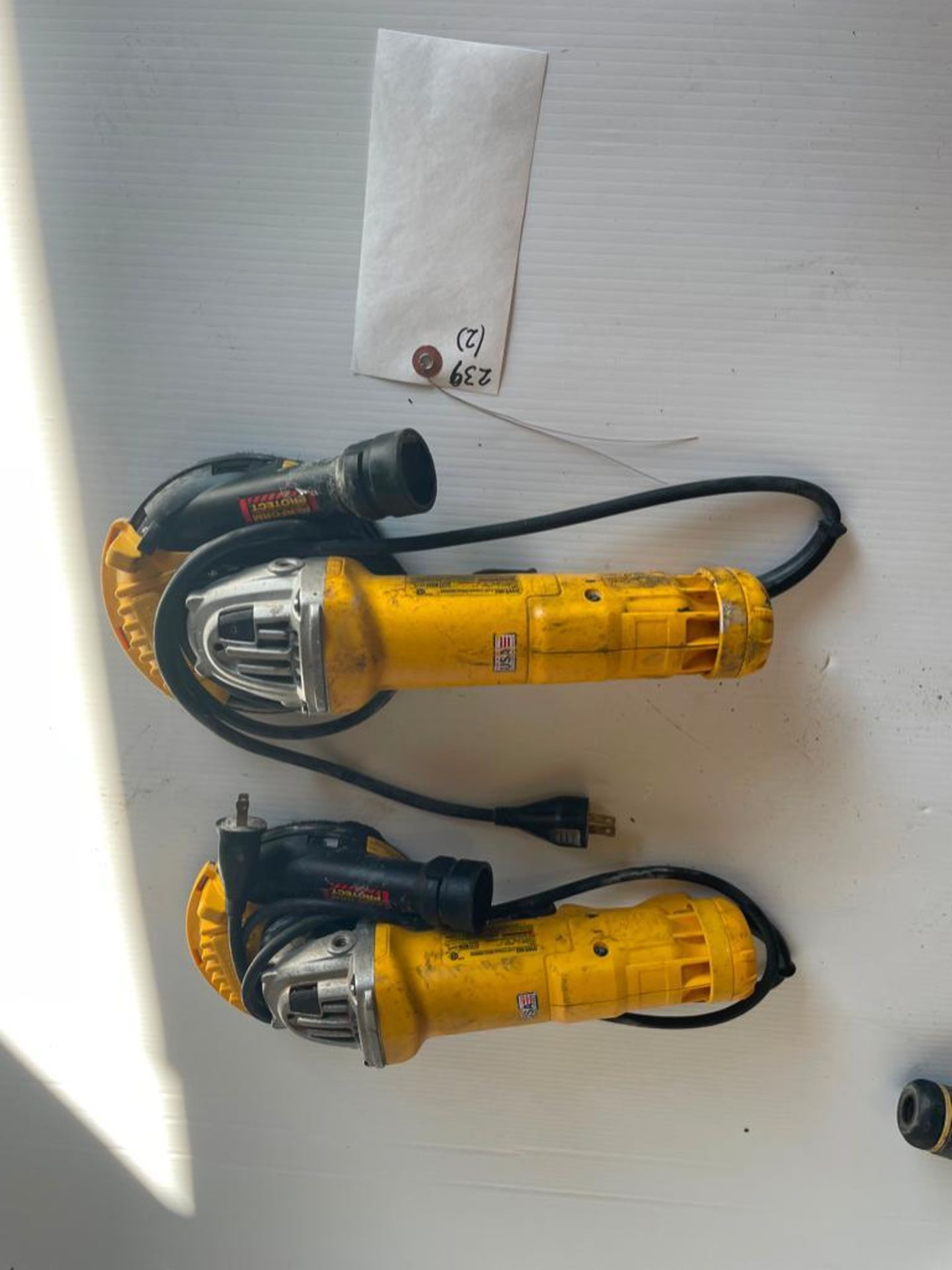 (2) DeWalt DWE402 Angle Grinder 4 1/2", 120V. Located in Hazelwood, MO - Image 2 of 8