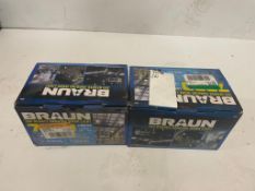 (2) Braun 360 Degree Hanging Work Lights. Located in Hazelwood, MO