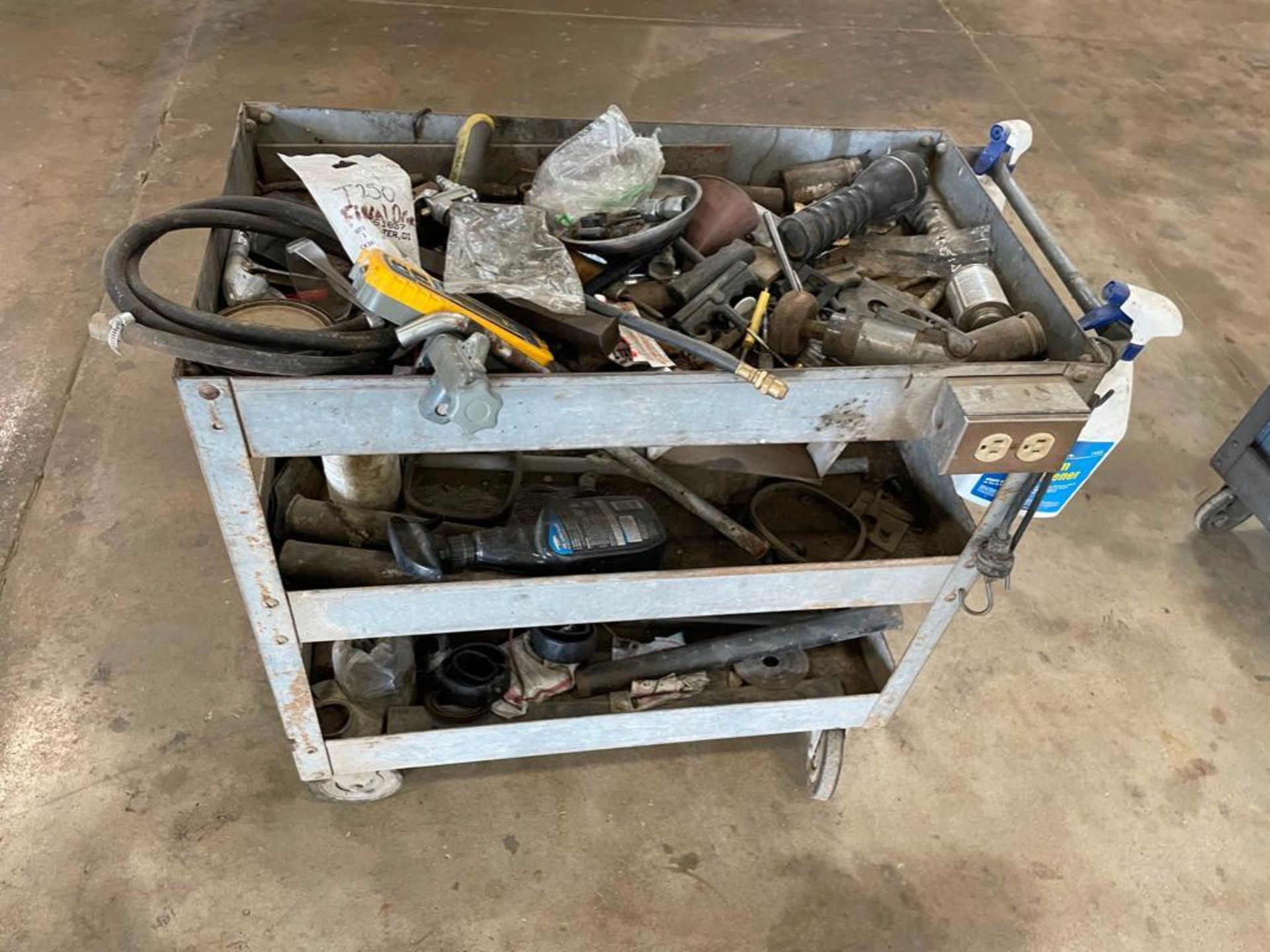 Rolling Cart with Contents. Located in Hazelwood, MO