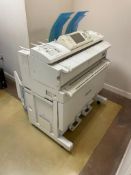 Lanier LW324 Open Printing Printer, Total Counter 59663 Feet, Serial #M3280200063. Located in Hazelw