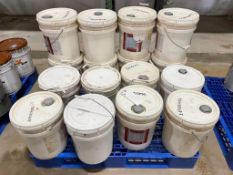 Pallet - (16) Buckets of Concrete Earth Envirocure 1315 Concrete Cure & Seal Compound, Water Based A