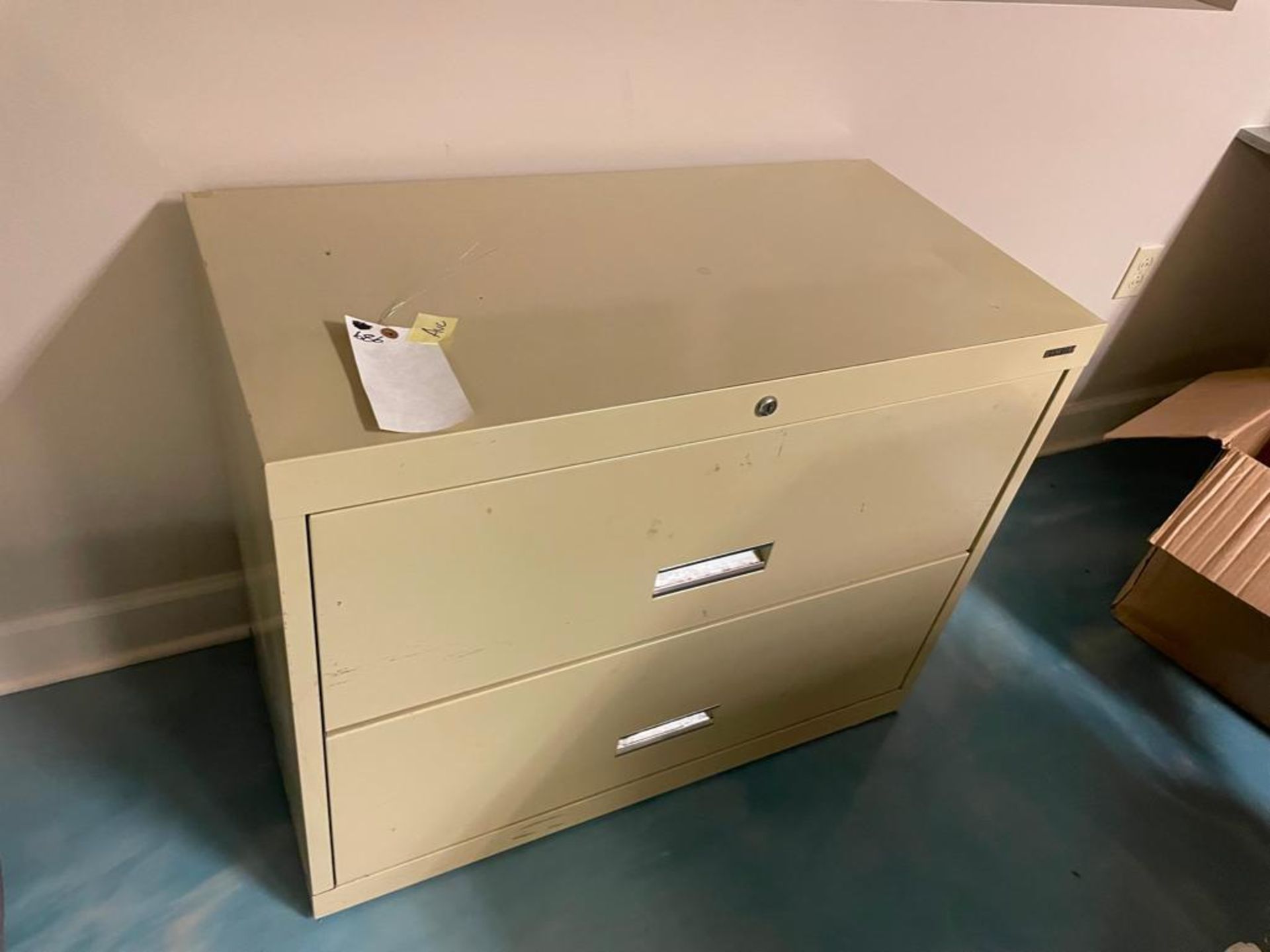 Two-Drawer Metal Lateral File Cabinet. Located in Hazelwood, MO - Image 2 of 2