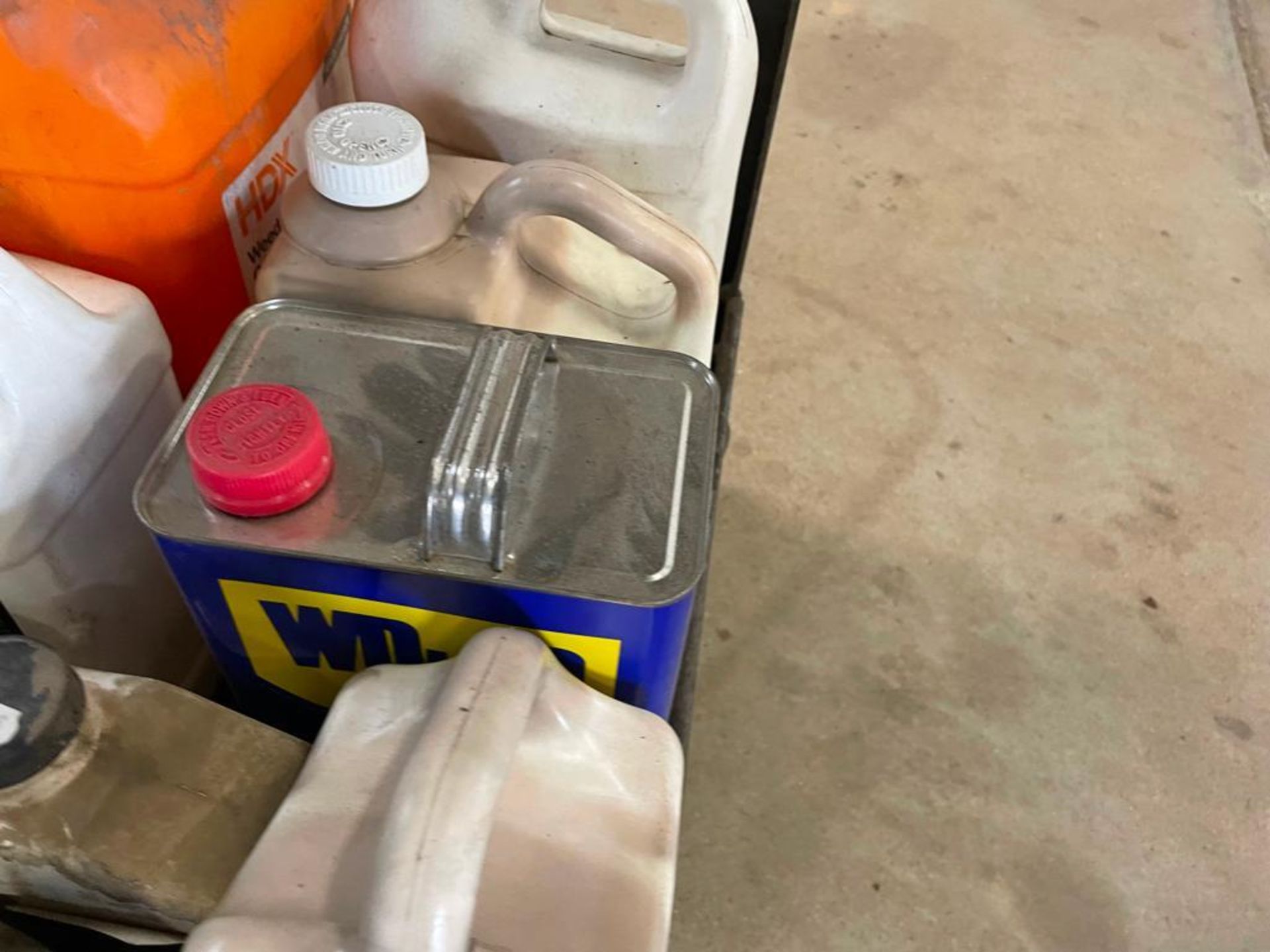 Cart of Shop Cleaning Chemicals & Supplies. Located in Hazelwood, MO - Image 3 of 11