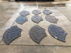 (9) Brickform FM-650 Concrete Stamps. Located in Hazelwood, MO