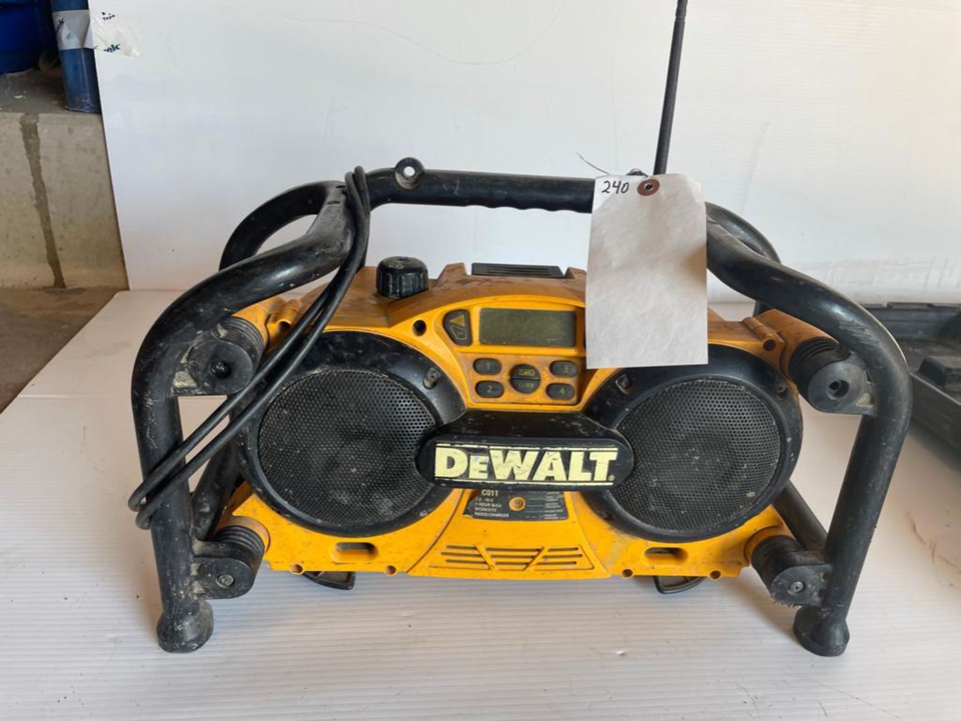 DeWalt DC011 Work Site Radio/Charger. Located in Hazelwood, MO