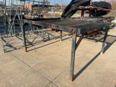 (1) 7'7" x 6'8" Steel Platform. Located in Hazelwood, MO.