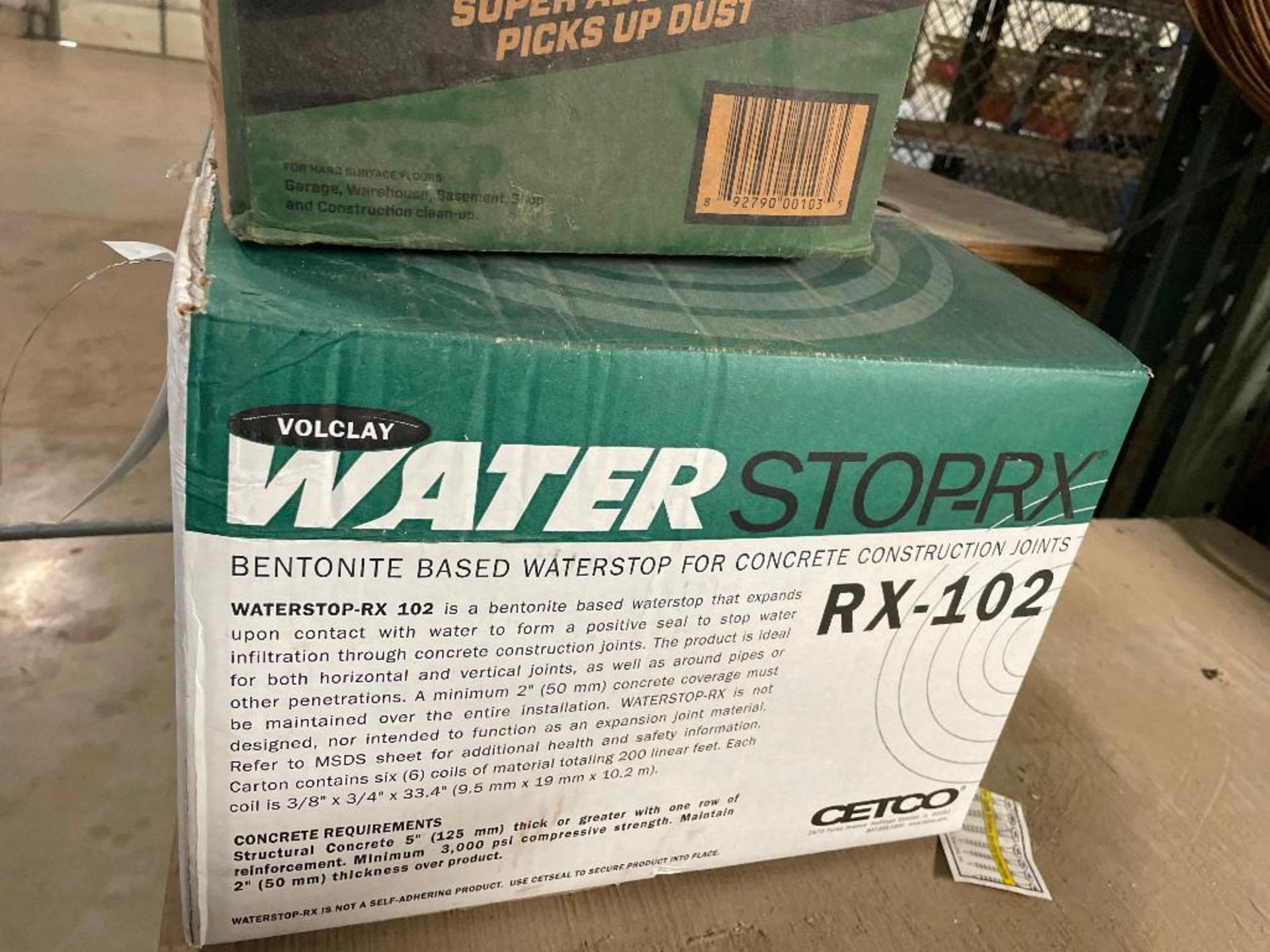 Lot of (1) Box RX-102 Waterstop-RX, Bentonite Based Waterstop for Concrete Construction Jo - Image 3 of 5
