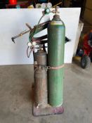 Oxygen/Acetylene on Cart with Hose, Tips, Gauges & Fire Extinguisher. Located in Hazelwood, MO