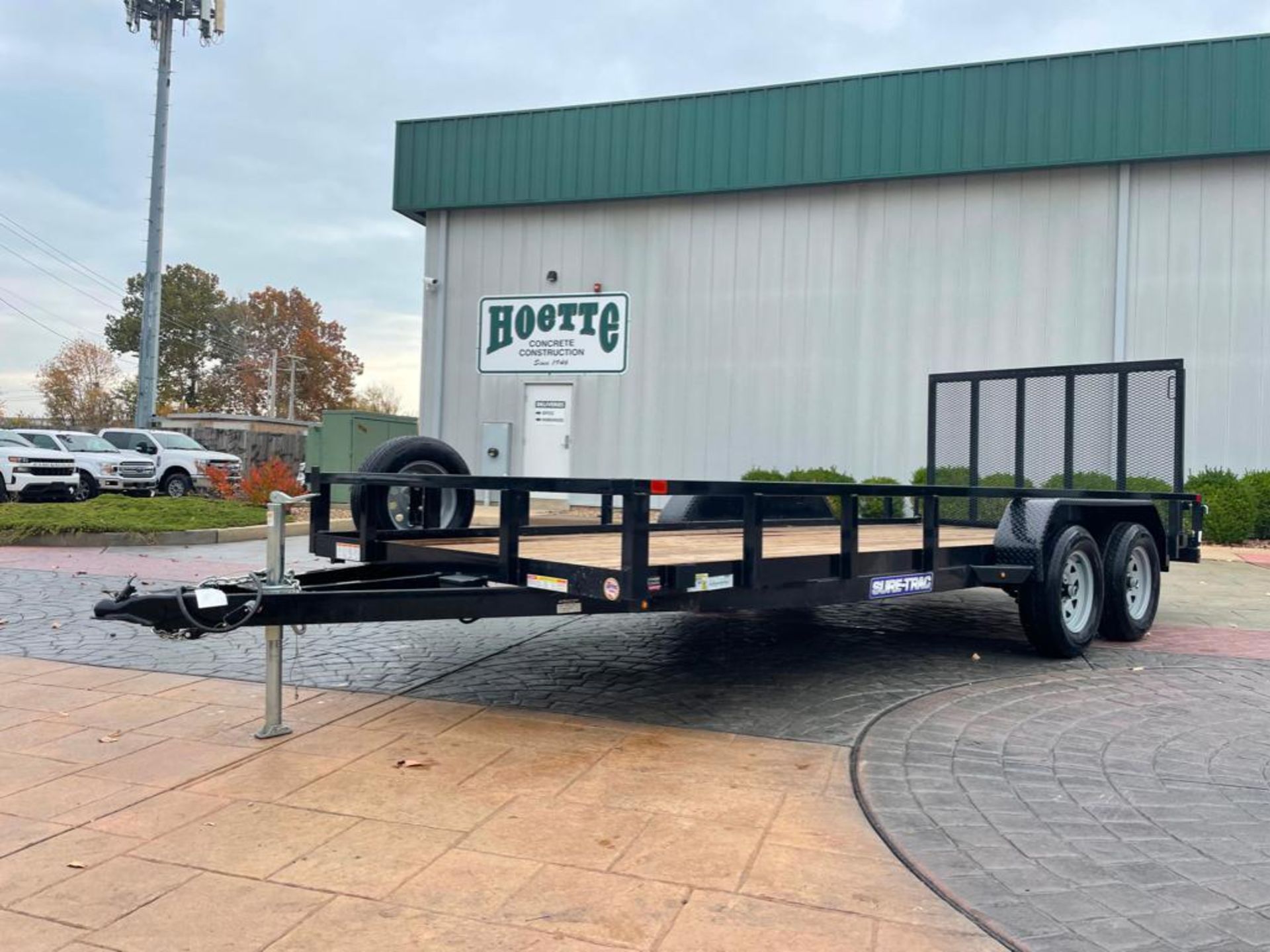 2021 Sure-Trac Utility Trailer, Vin #5JW1U1829M1323929, Model ST8218TAT-B-070, Make NVAE, Standup Re