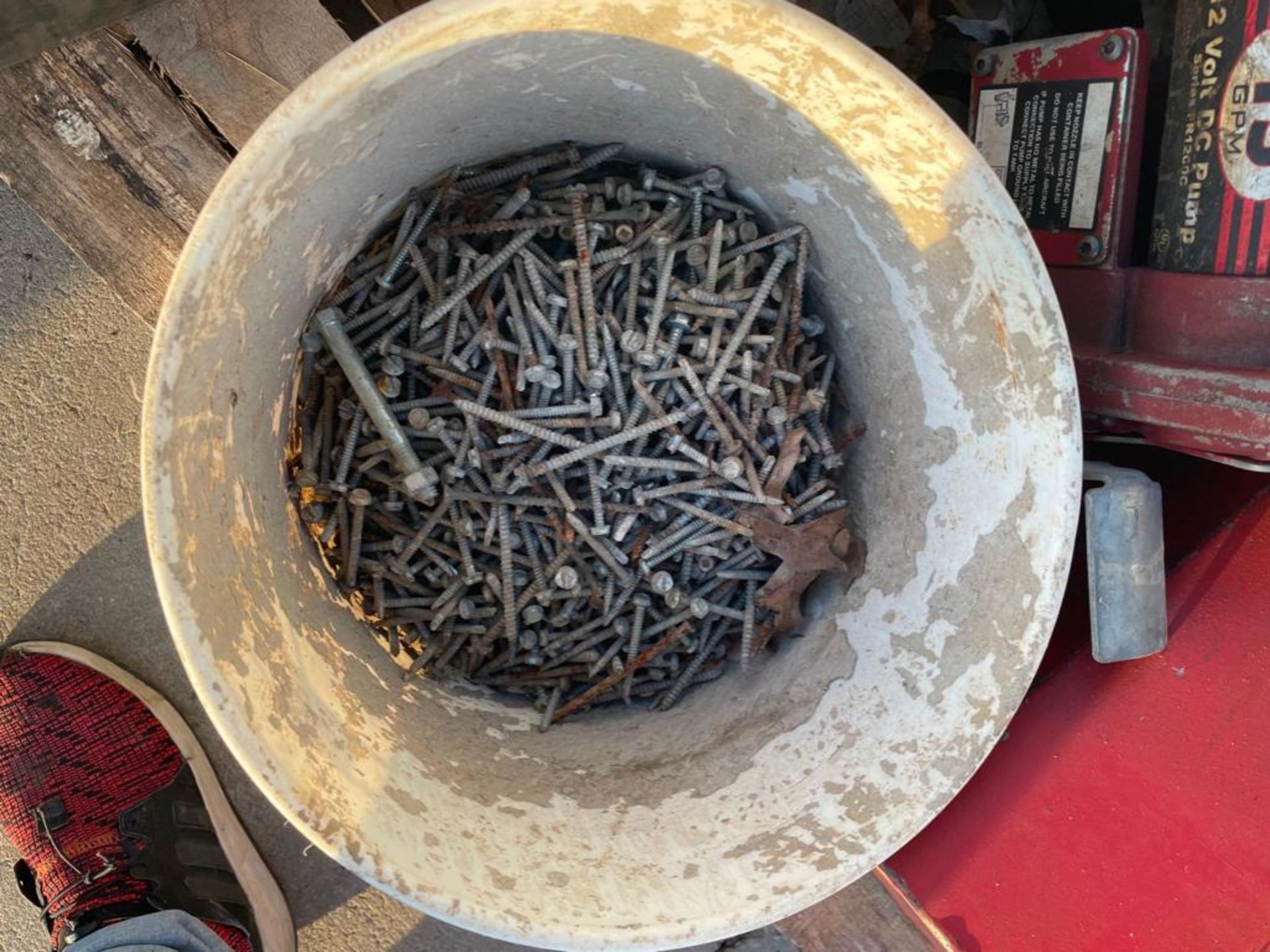 Pallet of Miscellaneous Parts & Bucket of Screws. Located in Hazelwood, MO - Image 4 of 10