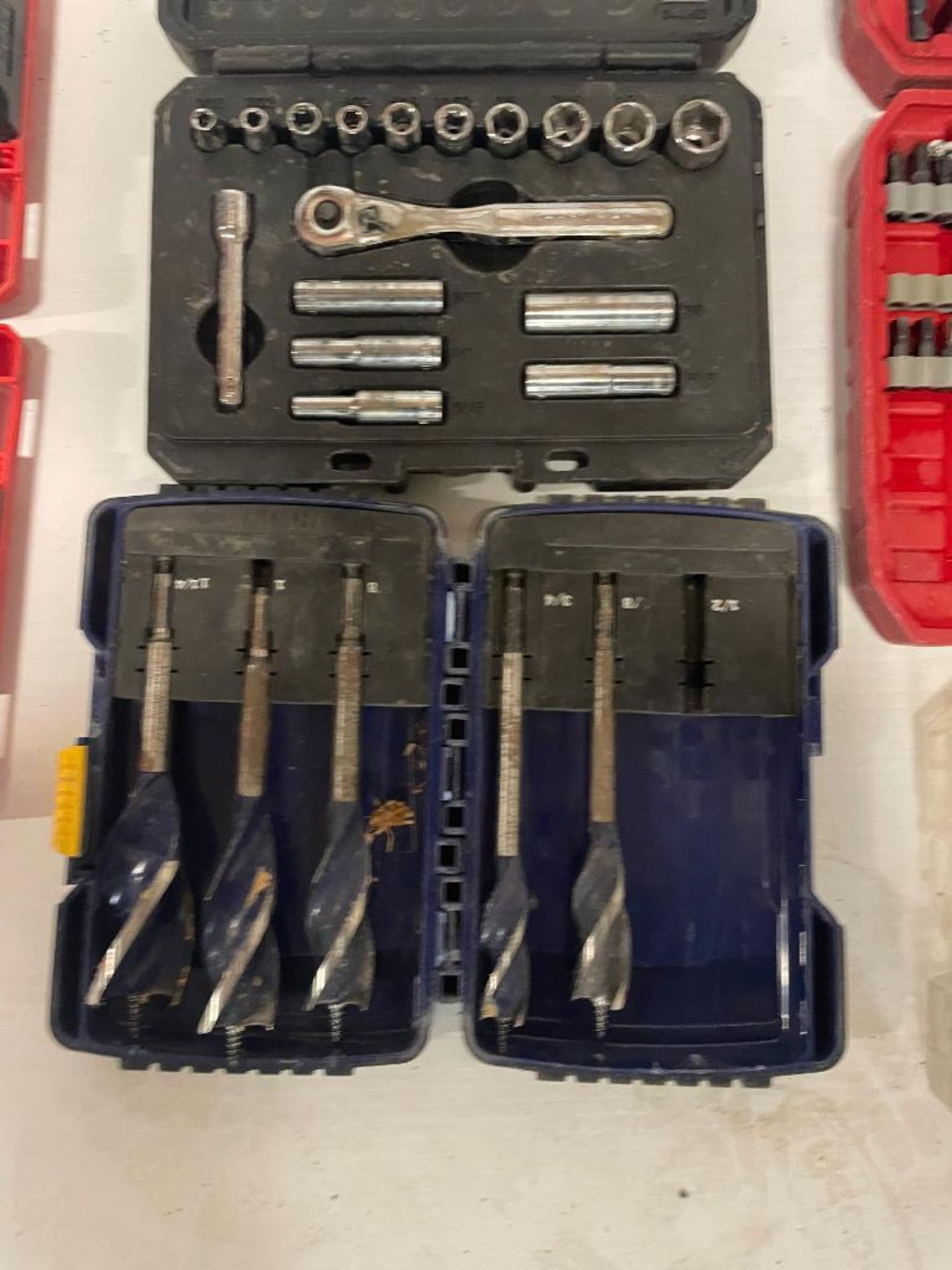 (6) Various Size Socket Sets, Drill Sets, Drill Bits, Screw Driver Bits. Located in Hazelwood, MO - Image 7 of 11