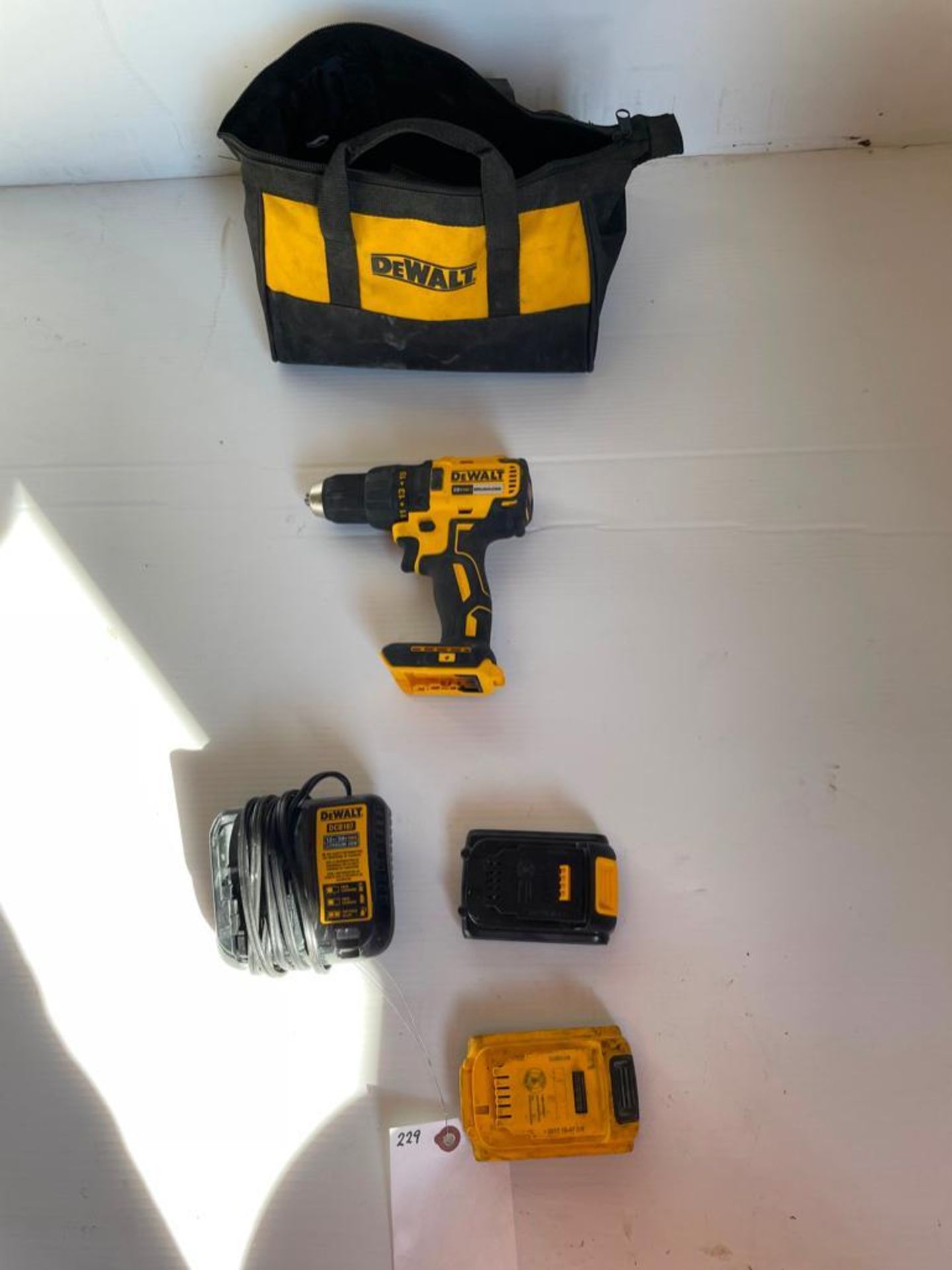 DeWalt DCD777 Cordless Drill Driver 1/2" with Battery, Charger & Case. Located in Hazelwood, MO - Image 2 of 8