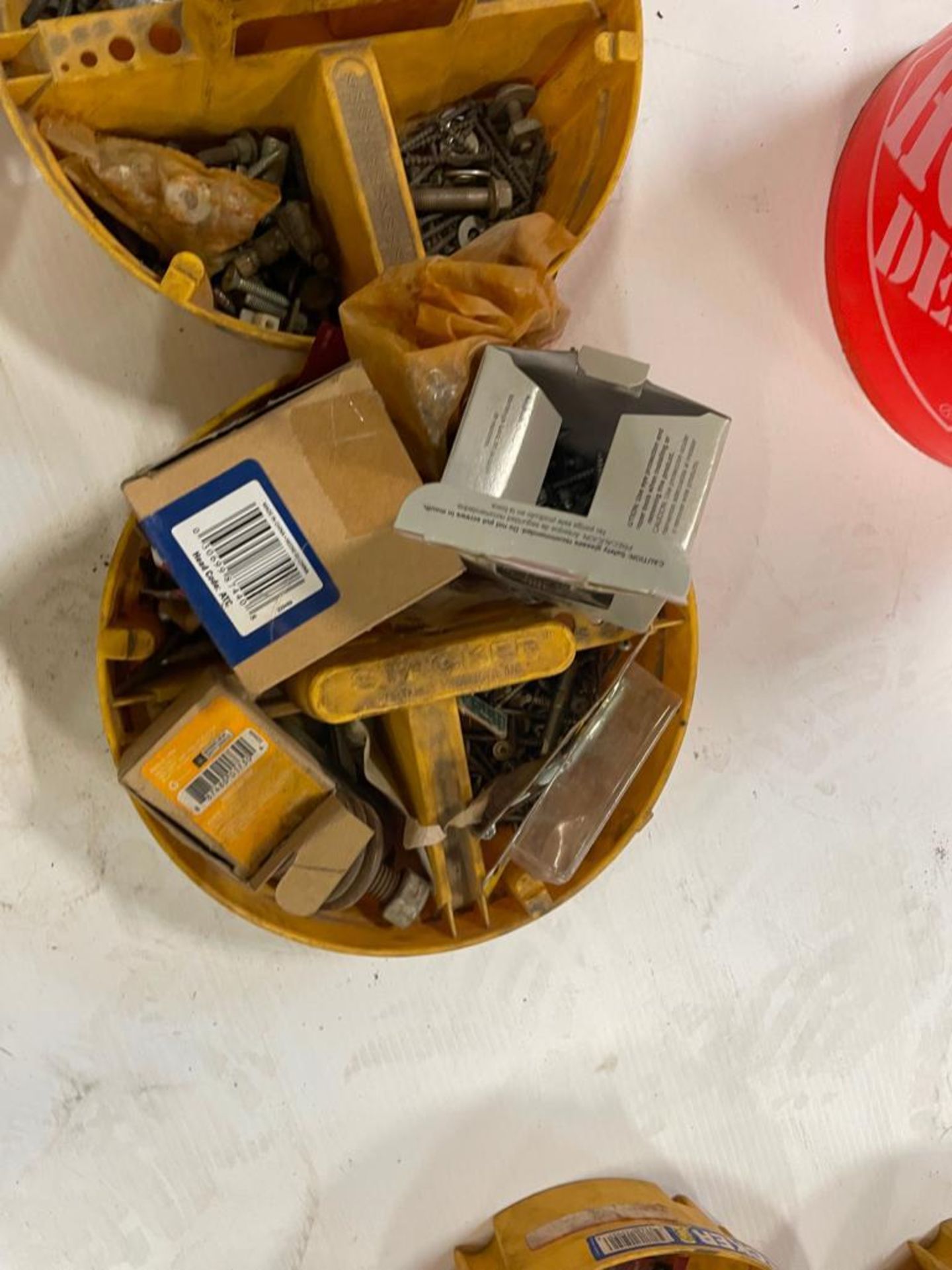 Bucket of Organizers with Nuts, Bolts, Washers, Etc. Located in Hazelwood, MO - Image 5 of 6