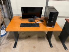 Computer Desk, Dell Computer, Keyboard, Monitor. Located in Hazelwood, MO